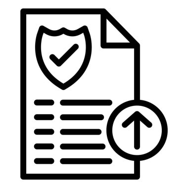 Vektör Simgesi Tasarım İllüstrasyonunu Yükle