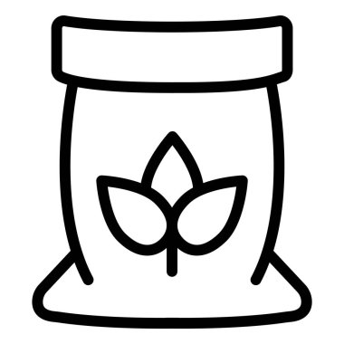 Gübre Vektörü Simgesi Tasarım İllüstrasyonu