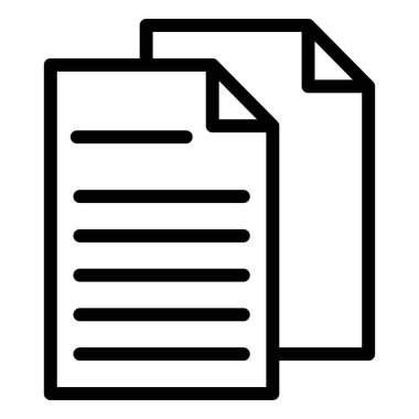 Dosya Vektörü Simgesi Tasarım İllüstrasyonu