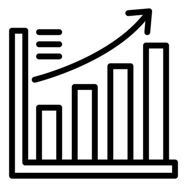 Büyüme Vektörü Simgesi Tasarım İllüstrasyonu