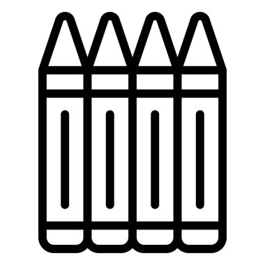 Pastel Boyalar Vektör Simgesi Tasarım İllüstrasyonu