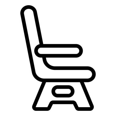 Koltuk Vektörü Simgesi Tasarım İllüstrasyonu