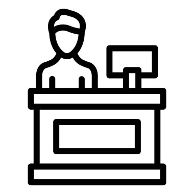 Masa Vektörü Simgesi Tasarım İllüstrasyonunu kontrol et