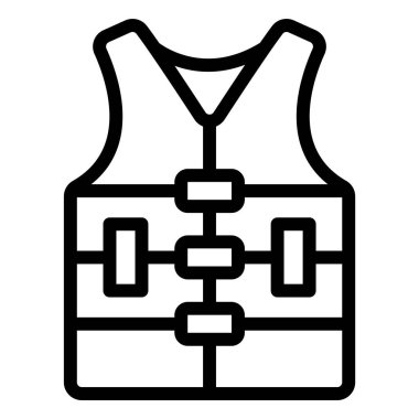 Can yeleği Vektör Simgesi Tasarım İllüstrasyonu