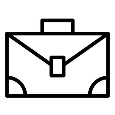 Evrak Çantası Vektör Simgesi Tasarımı İllüstrasyonu