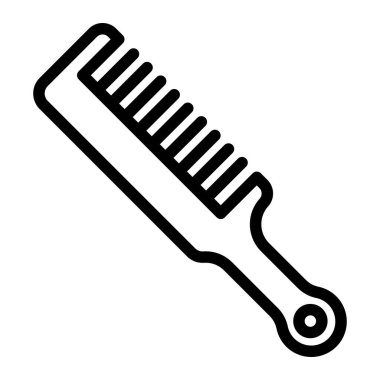 comb Vektör Simgesi Tasarım İllüstrasyonu