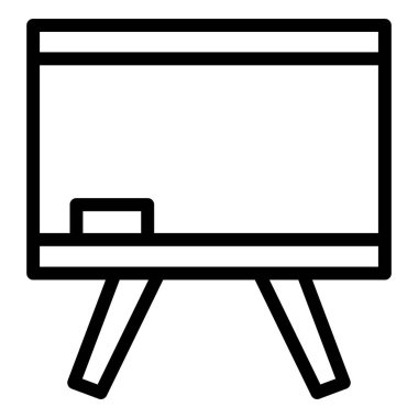 Tebeşir Tahtası Vektör Simgesi Tasarım İllüstrasyonu