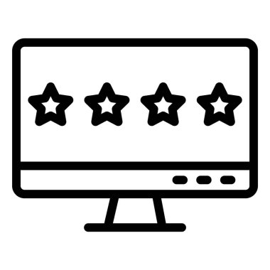 Müşteri Teftiş Vektörü Simgesi Tasarım İllüstrasyonu