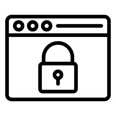 Veri Güvenlik Vektörü Simgesi Tasarım ResmiComment