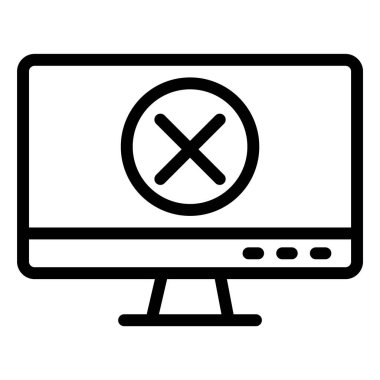 Hata Vektörü Simgesi Tasarım İllüstrasyonu