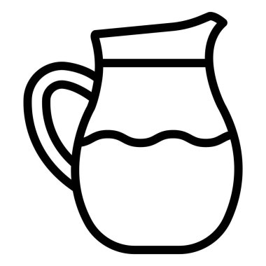 Su testisi Vektör Simgesi Tasarım Çizimi