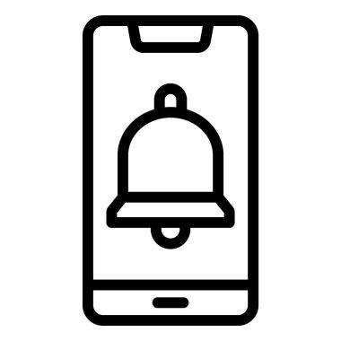 Alarm Vektörü Simgesi Tasarım İllüstrasyonu