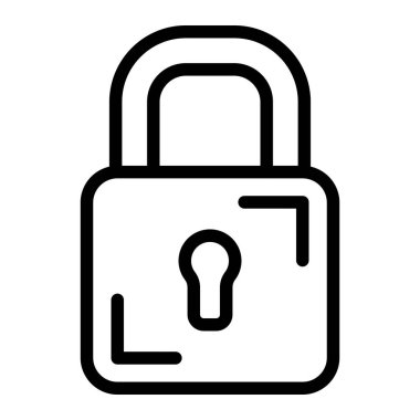 Padlock Vector Icon Design Illustration