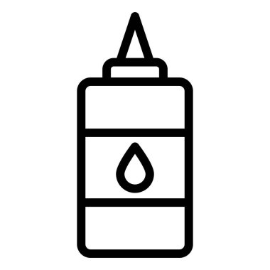 Yapıştırıcı Vektörü Simgesi Tasarım İllüstrasyonu