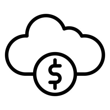 Madeni Para Vektörü Simgesi Tasarım İllüstrasyonu