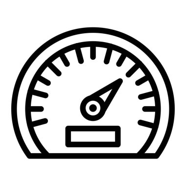 Hız göstergesi Vektör Simgesi Tasarım İllüstrasyonu