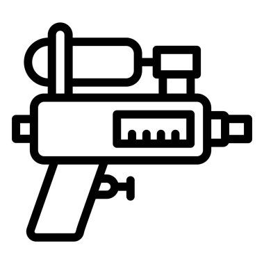 Su tabancası Vektör Simgesi Tasarım Çizimi