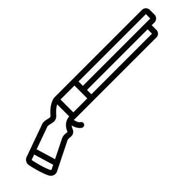 Silah Vektörü Simgesi Tasarım İllüstrasyonu