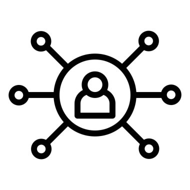 Ortak Pazarlama Vektörü Simgesi Tasarım İllüstrasyonu