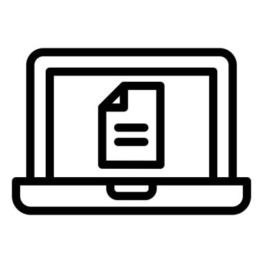 Rapor Vektörü Simgesi Tasarım İllüstrasyonu