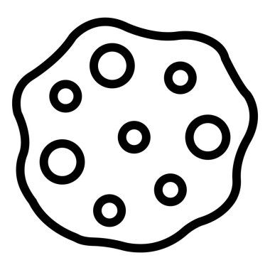 Asteroid Vektör Simgesi Tasarım İllüstrasyonu