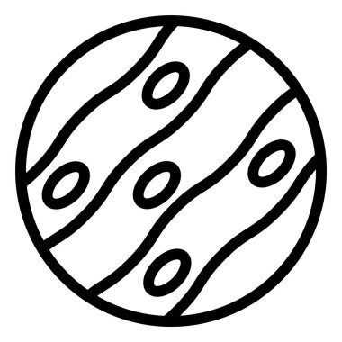 Mercury Vektör Simgesi Tasarım İllüstrasyonu