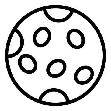 Mars Vektör Simgesi Tasarım İllüstrasyonu