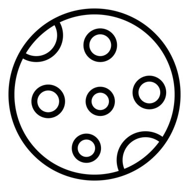 Ay faz Vektör Simgesi Tasarım İllüstrasyonu