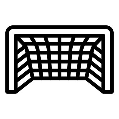 Futbol golü Vektör Simgesi Tasarım İllüstrasyonu