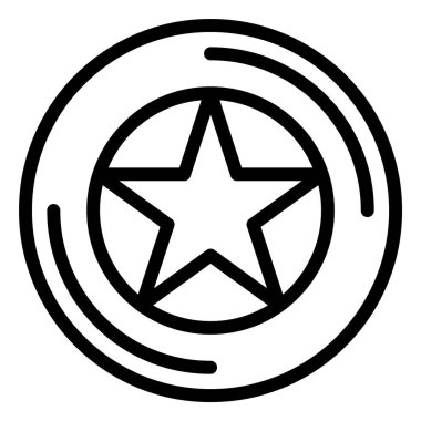 Frizbi Vektör Simgesi Tasarım İllüstrasyonu