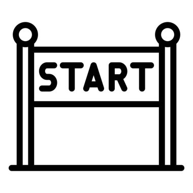 Vektör Simgesi Tasarım Resmini Başlat