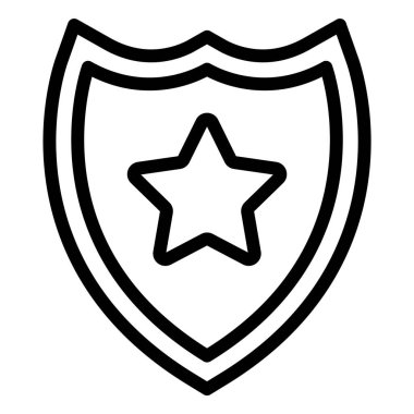 Kalkan Vektörü Simgesi Tasarım ResmiComment