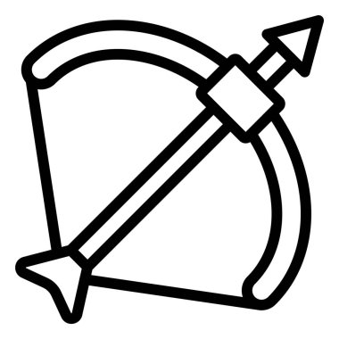 Yay Vektörü Simgesi Tasarım İllüstrasyonu