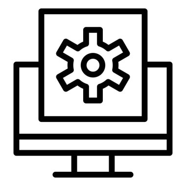 Web İyimserleştirme Vektörü Simgesi Tasarım İllüstrasyonu