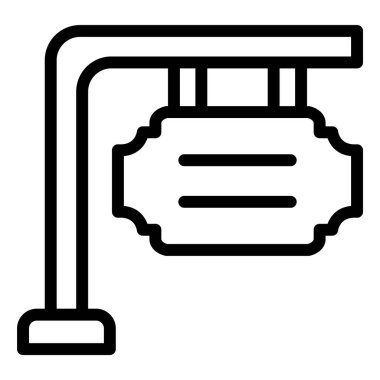 İmza Vektörü Simgesi Tasarım İllüstrasyonu