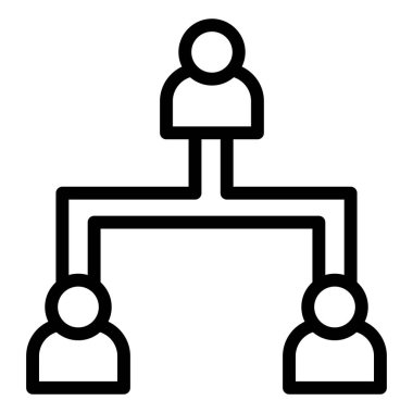 Kullanıcı Bağlantısı Vektör Simgesi Tasarım İllüstrasyonu