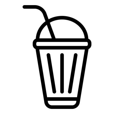 Yumuşak içecek Vektör Simgesi Tasarım İllüstrasyonu