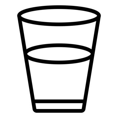 Su Vektörü Simgesi Tasarım Çizimi