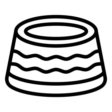 Şapka Vektörü Simgesi Tasarım İllüstrasyonu