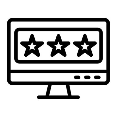 Geribildirim Vektörü Simgesi Tasarım İllüstrasyonu