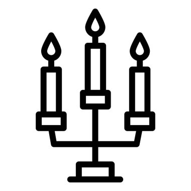 Mum Vektörü Simgesi Tasarım İllüstrasyonu