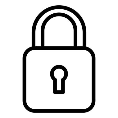 Padlock Vector Icon Design Illustration