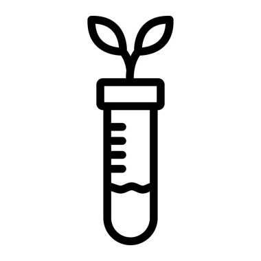 Botanik Vektörü Simgesi Tasarım İllüstrasyonu