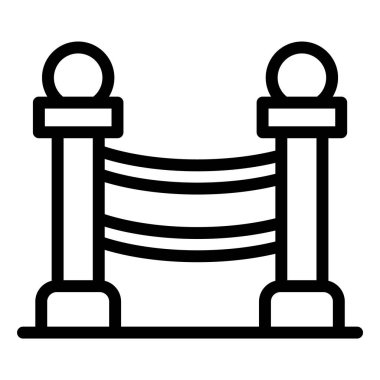 Vektör Simgesi Tasarım İllüstrasyonunu Sınırla