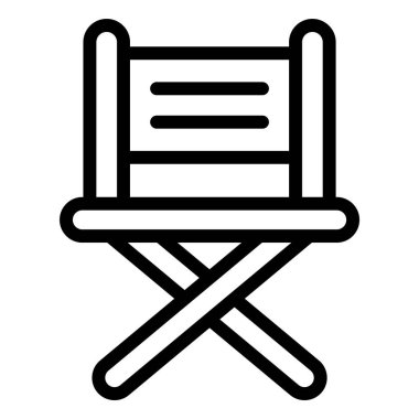 Yönetmen Vektör Simgesi Tasarım İllüstrasyonu