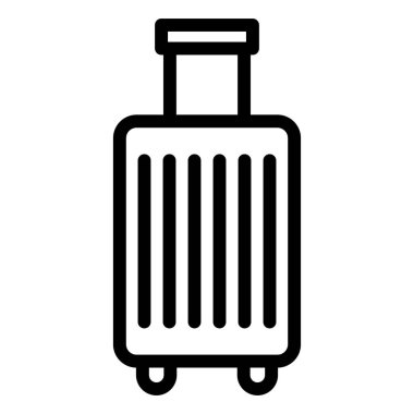 Çanta Vektör Simgesi Tasarım İllüstrasyonu