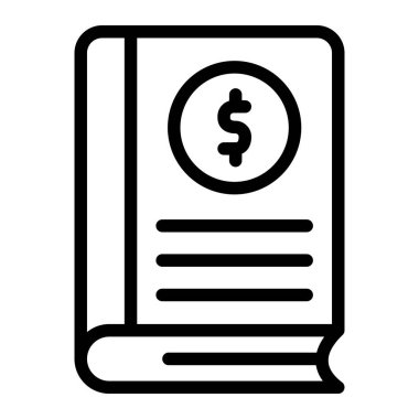 Not Defteri Vektör Simgesi Tasarım İllüstrasyonu