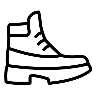 Çizme Vektörü Simgesi Tasarım Çizimi