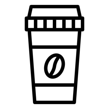 Kahve fincanı Vektör Simgesi Tasarım Çizimi