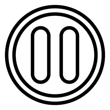 Vektör Simgesi Tasarım Resmini Duraklat